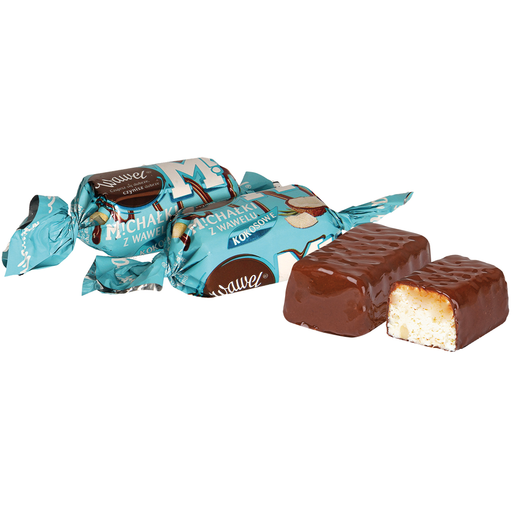 Конфеты с арахисом и кокосовой стружкой в шоколаде "Michatki
