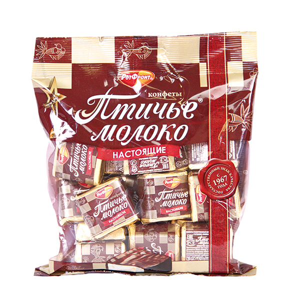 Конфеты суфле "Птичье молоко" со сливочно-ванильным вкусом,