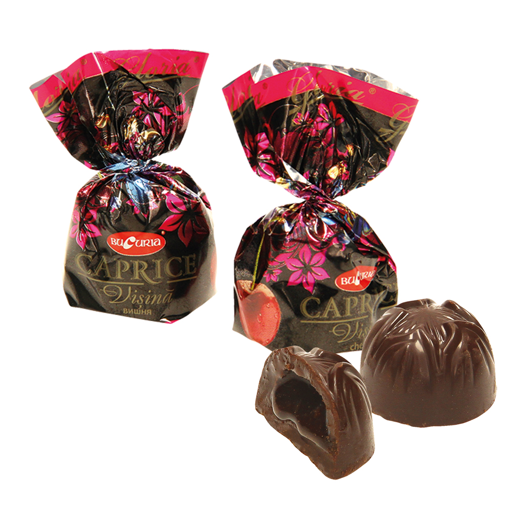 "Gloria Caprice" Конфеты желейные со вкусом вишни, в глазури