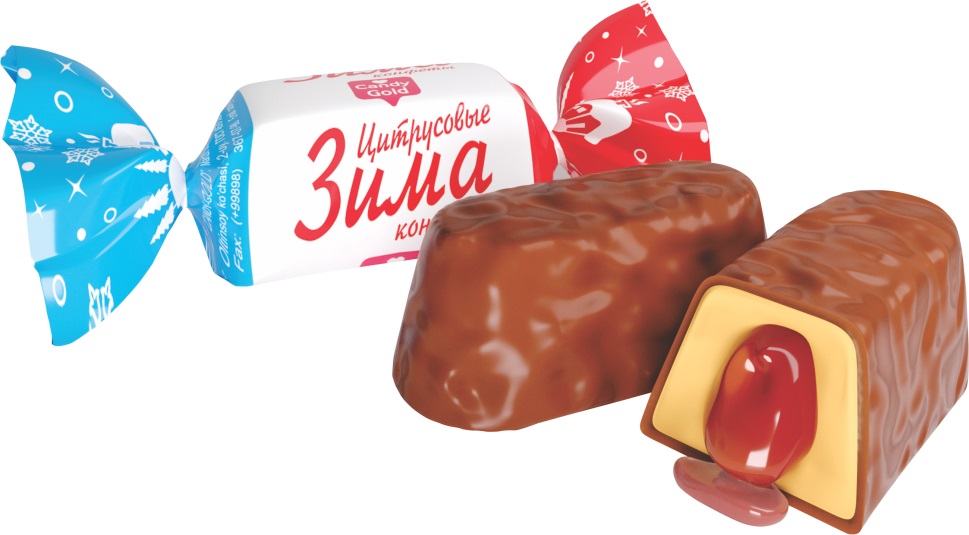 Конфеты помадные "Зима"