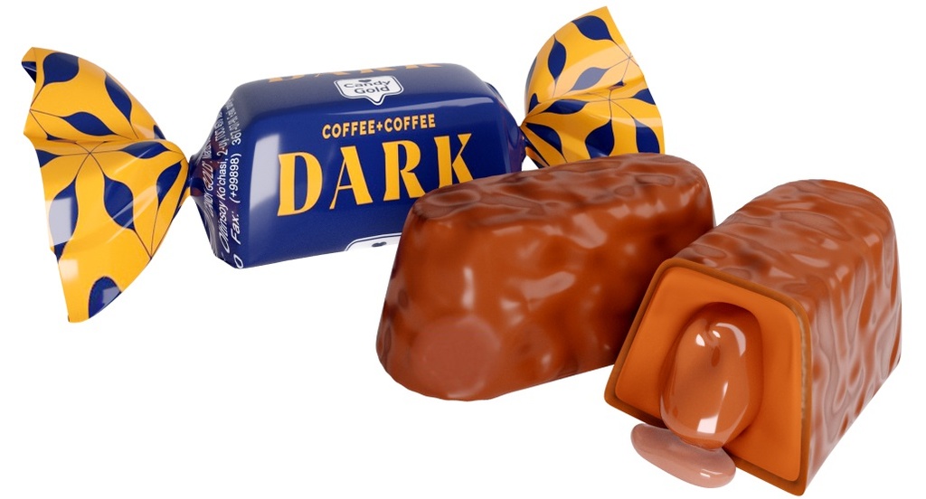 Snoepjes "Dark" met vulling met koffiesmaak 17,2%