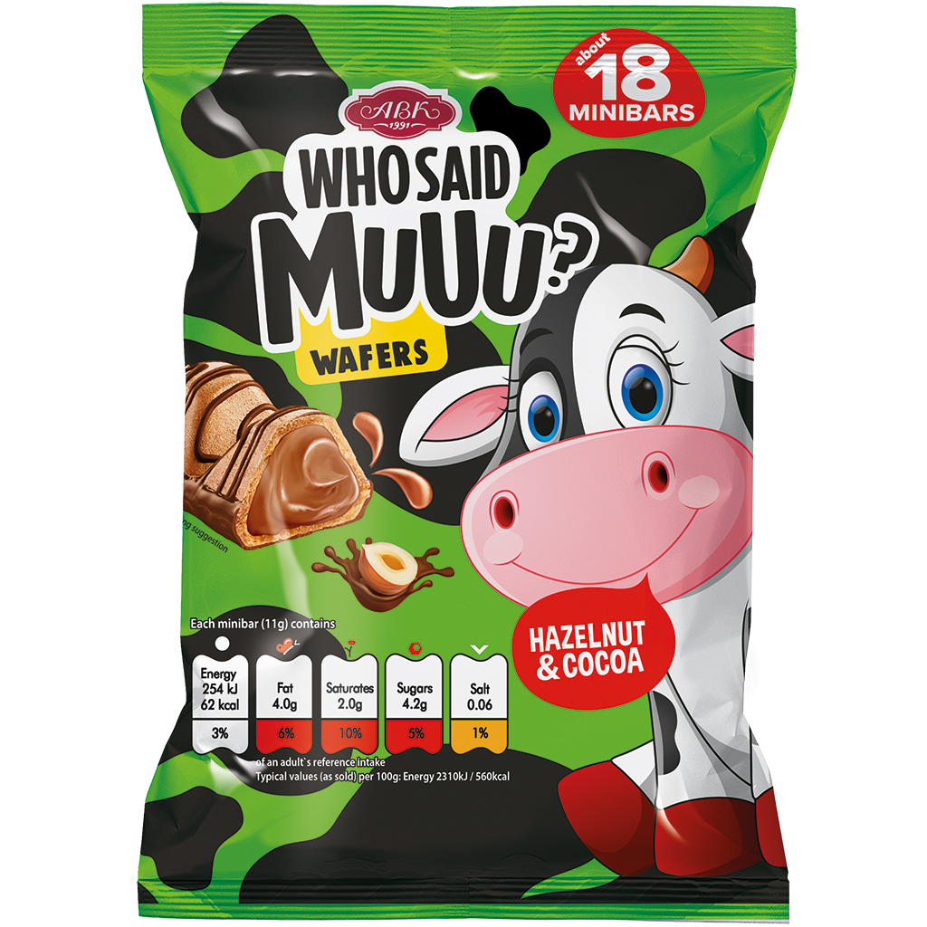 Wie zei MUUU? - Gevulde wafelconfiserie