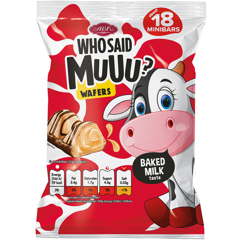 "Wie zei MUUU?" Gevulde wafelconfiserie