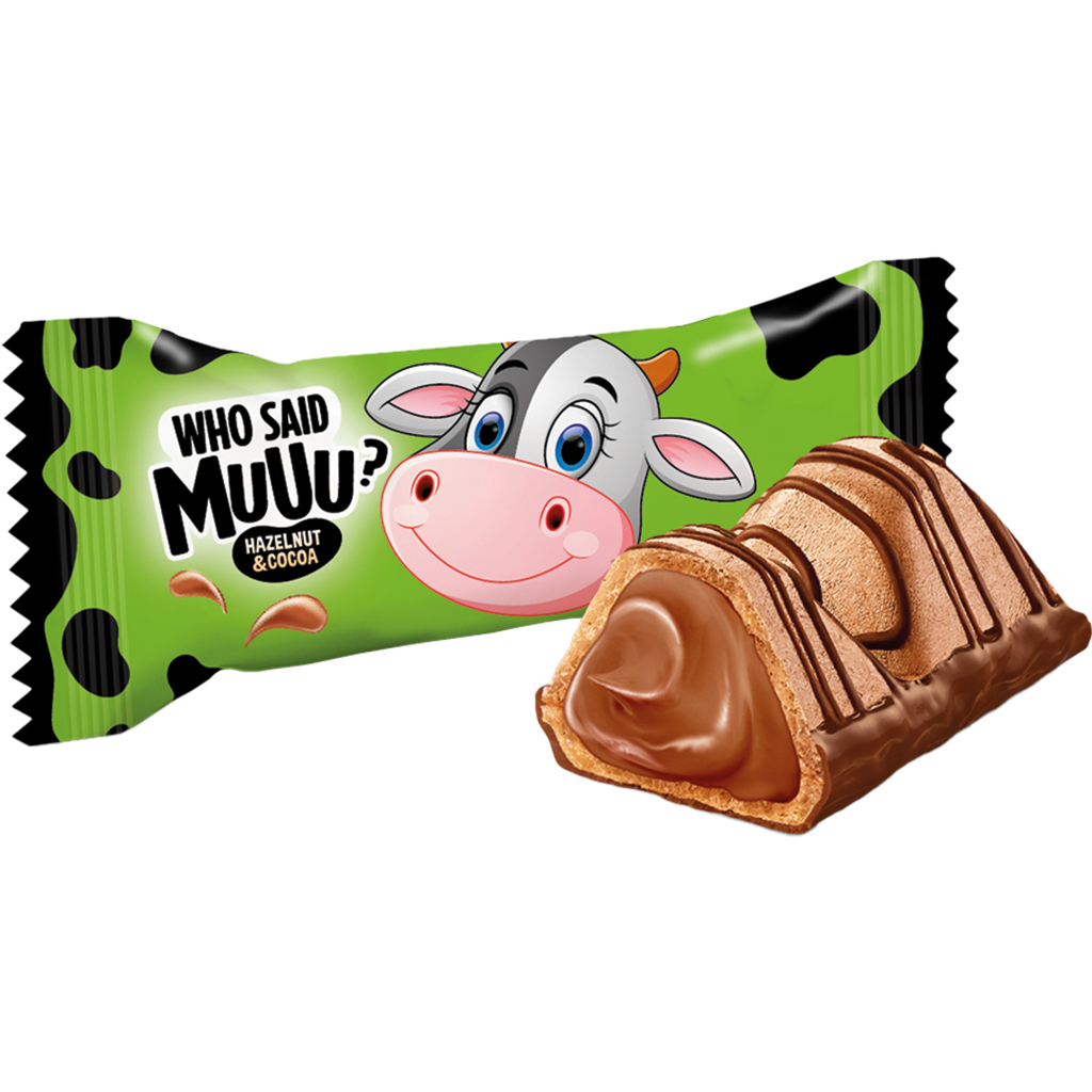 "Wie zei MUUU?" Gevulde wafelconfiserie