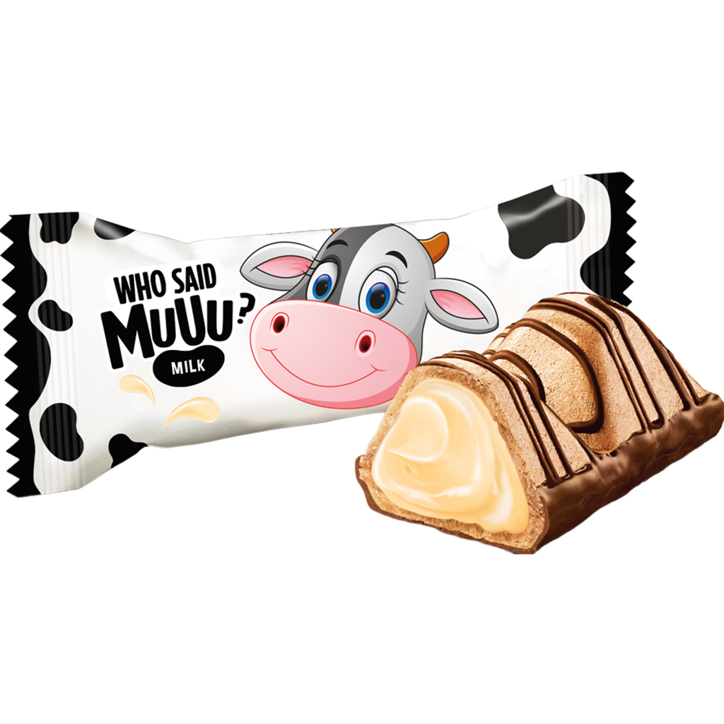 "Wie zei MUUU?" Gevulde wafelconfiserie