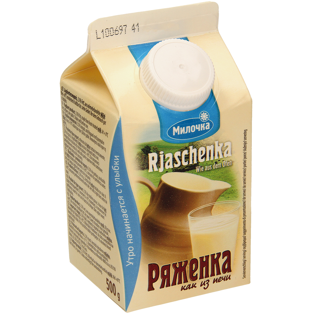 Ряженка 3,5% жирности