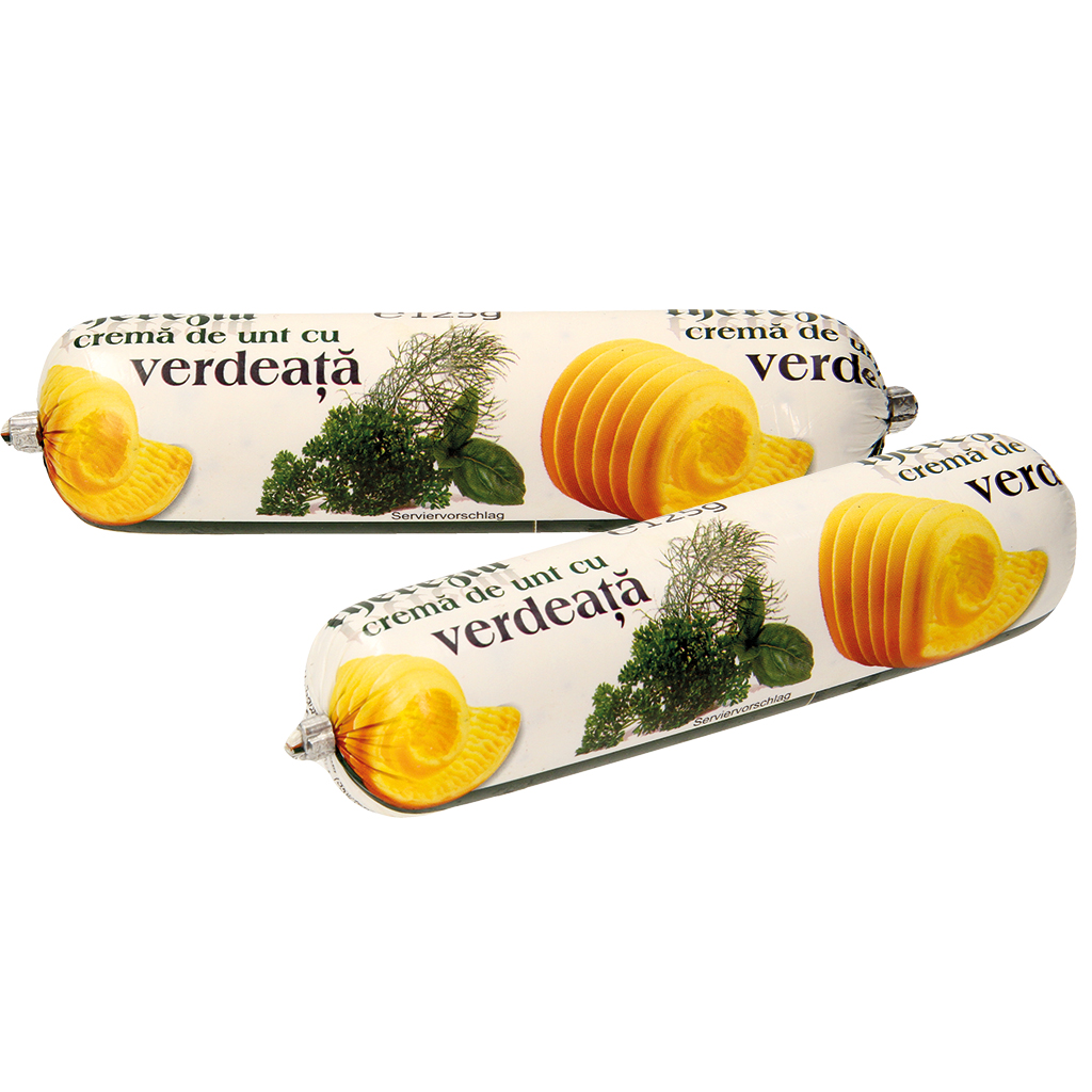 Румынский плавленный сырок со сливочным маслом и приправами