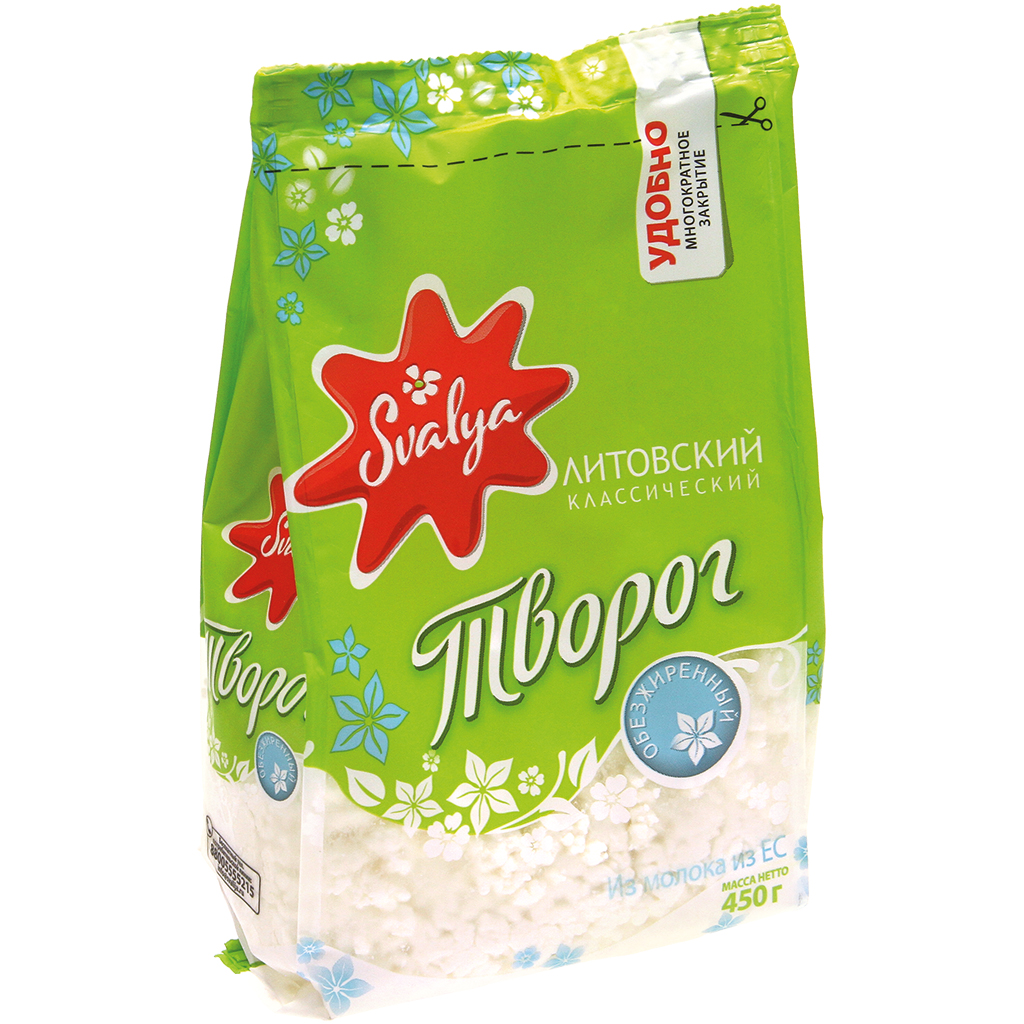 Творог обезжиренный, 0,5% жирности