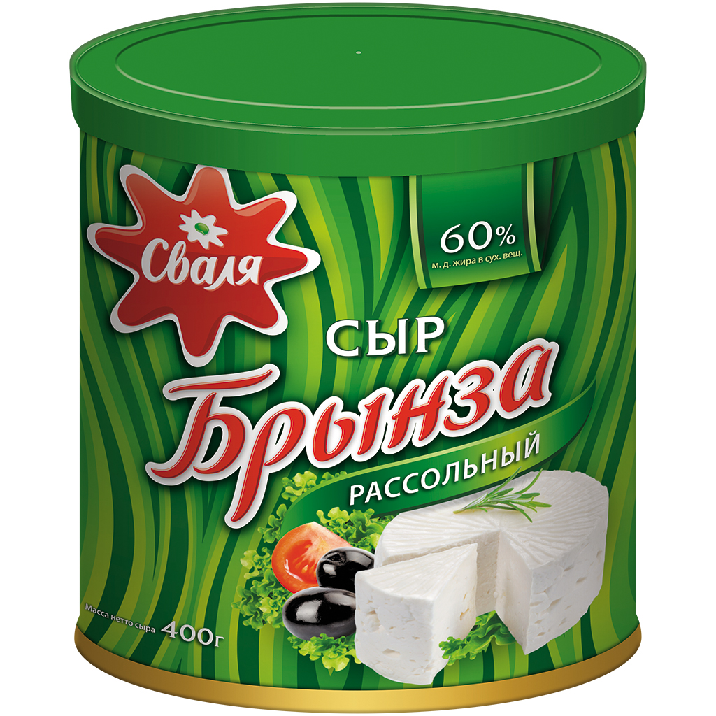 Брынза из коровьего молока "Сваля" 60% жира