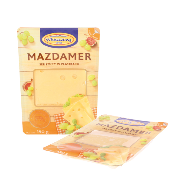 Plakjes kaas "Ser Mazdamer", volle vetgehalte