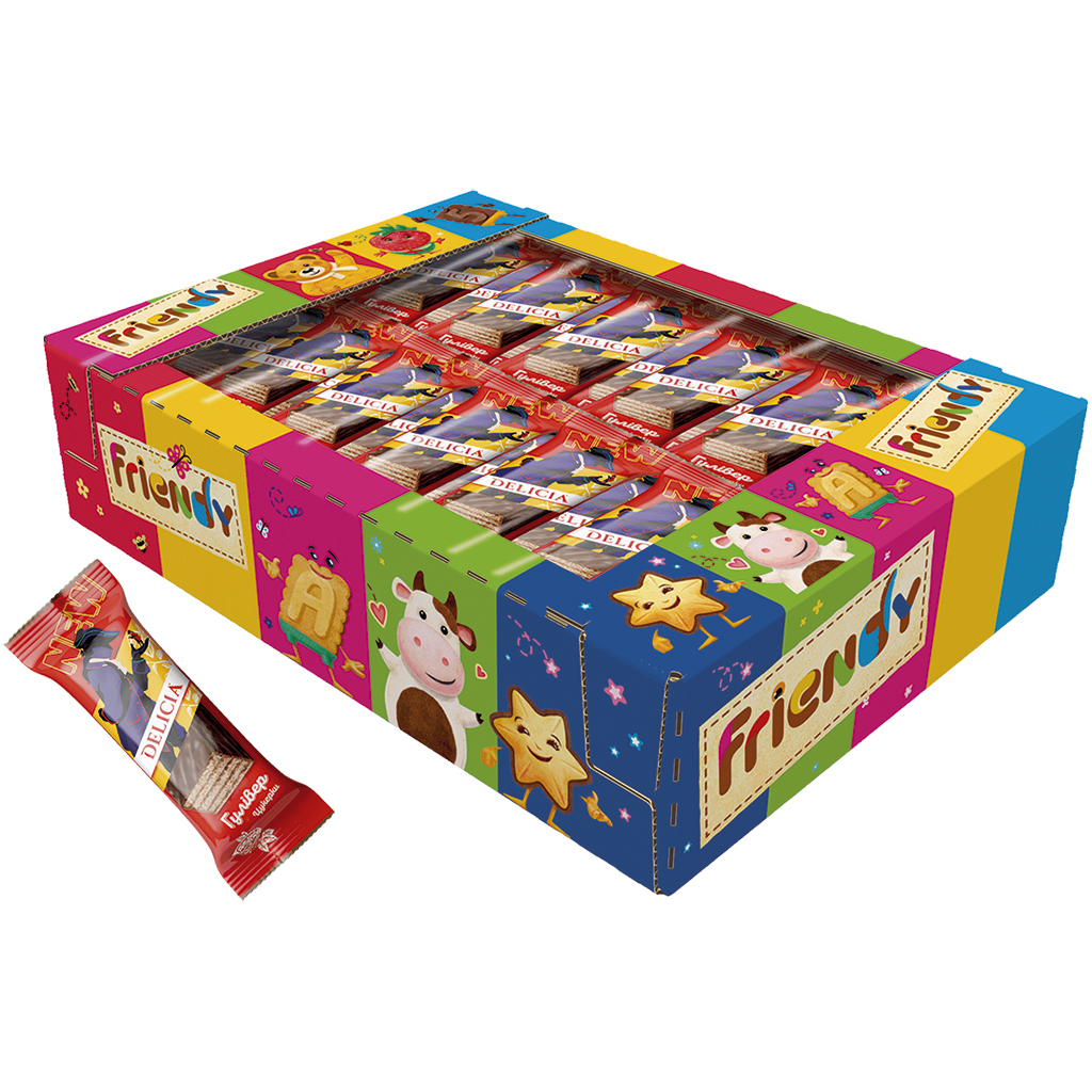 Конфеты вафельные Гулливер в какао содержащей жировой глазур