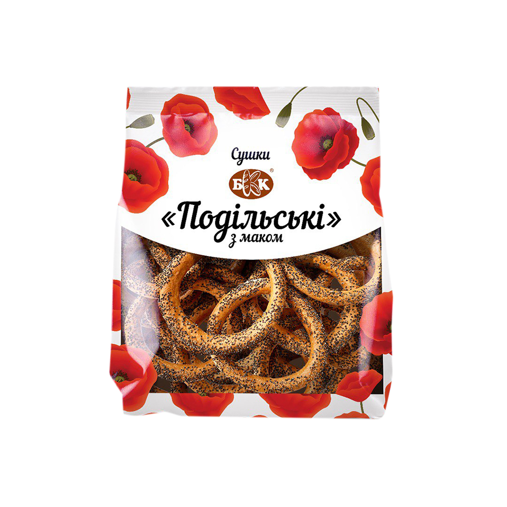 Hefebroodringen "Podilsky" met maanzaad
