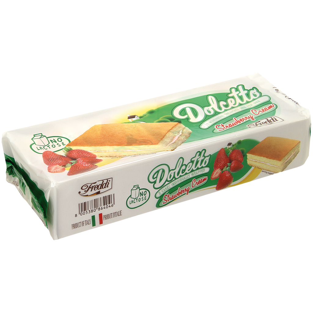 Пирожное с клубникой