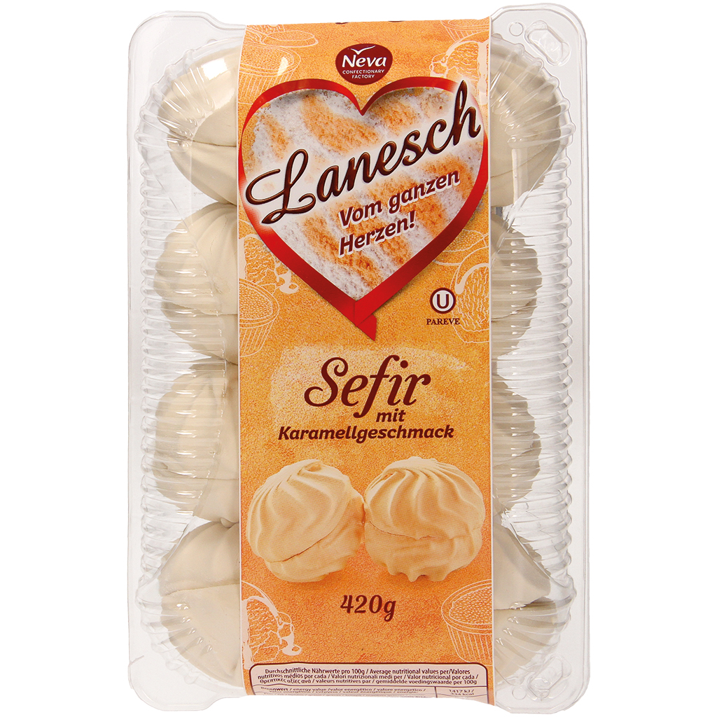 Schuimsuiker "Lanesch" met karamel smaak