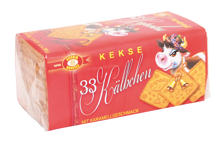 Koekjes "33 Kälbchen" met karamel smaak