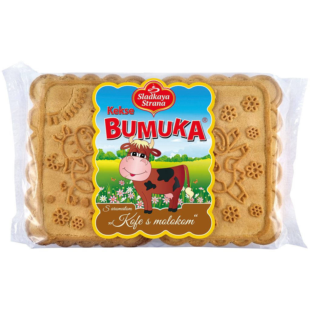 Koekjes "Bumuka" met koffie- en melksmaak