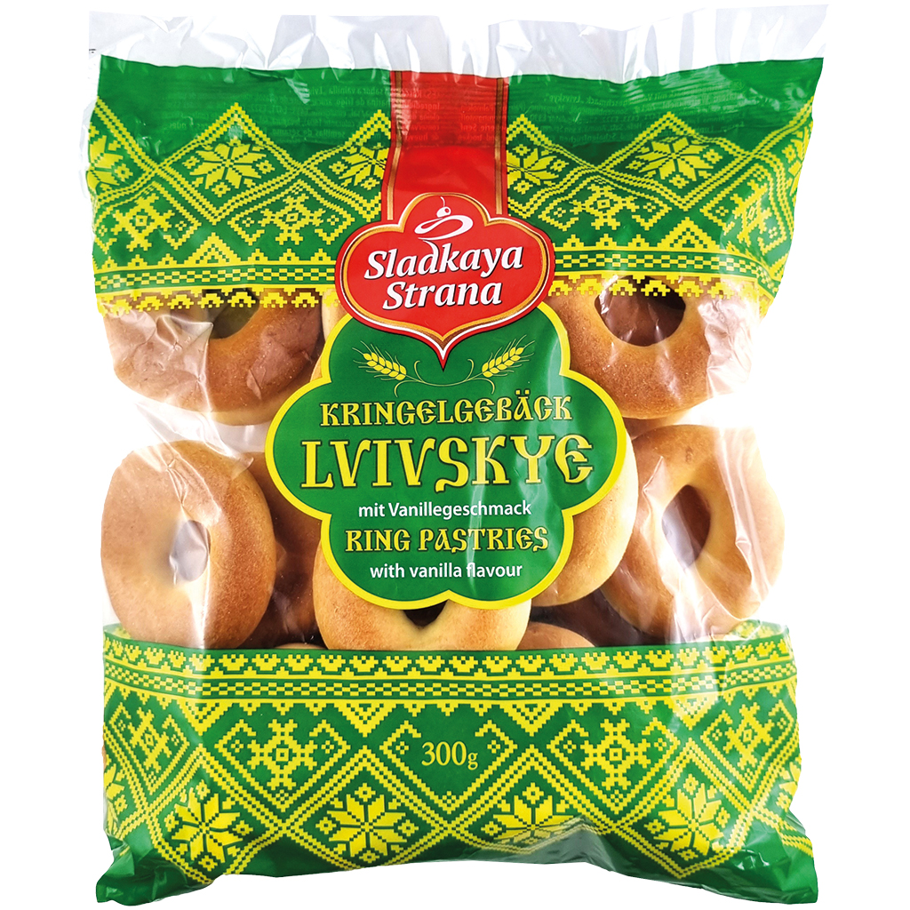 "SLADKAYA STRANA" Kringelgebak met vanillesmaak "Lvivskye"