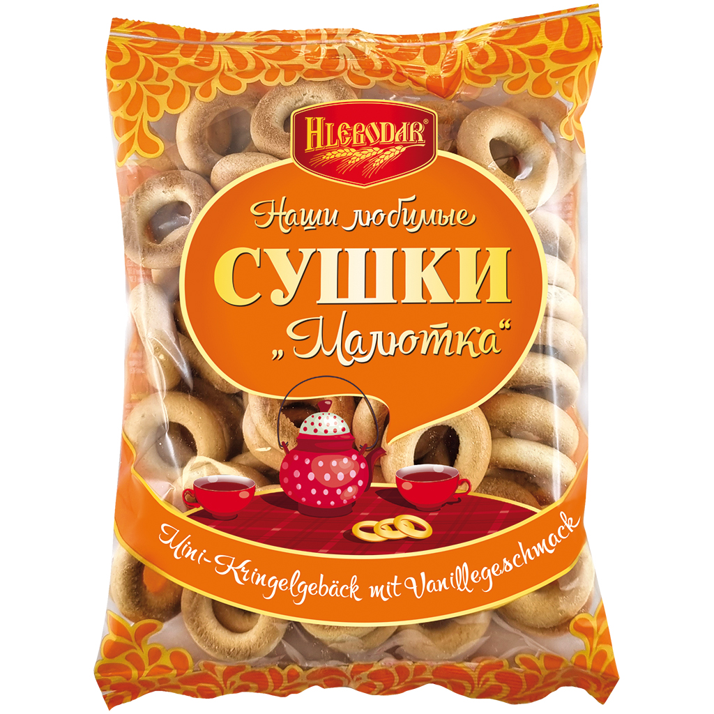 Mini-Kringelgebak "Maljutka" met vanillesmaak