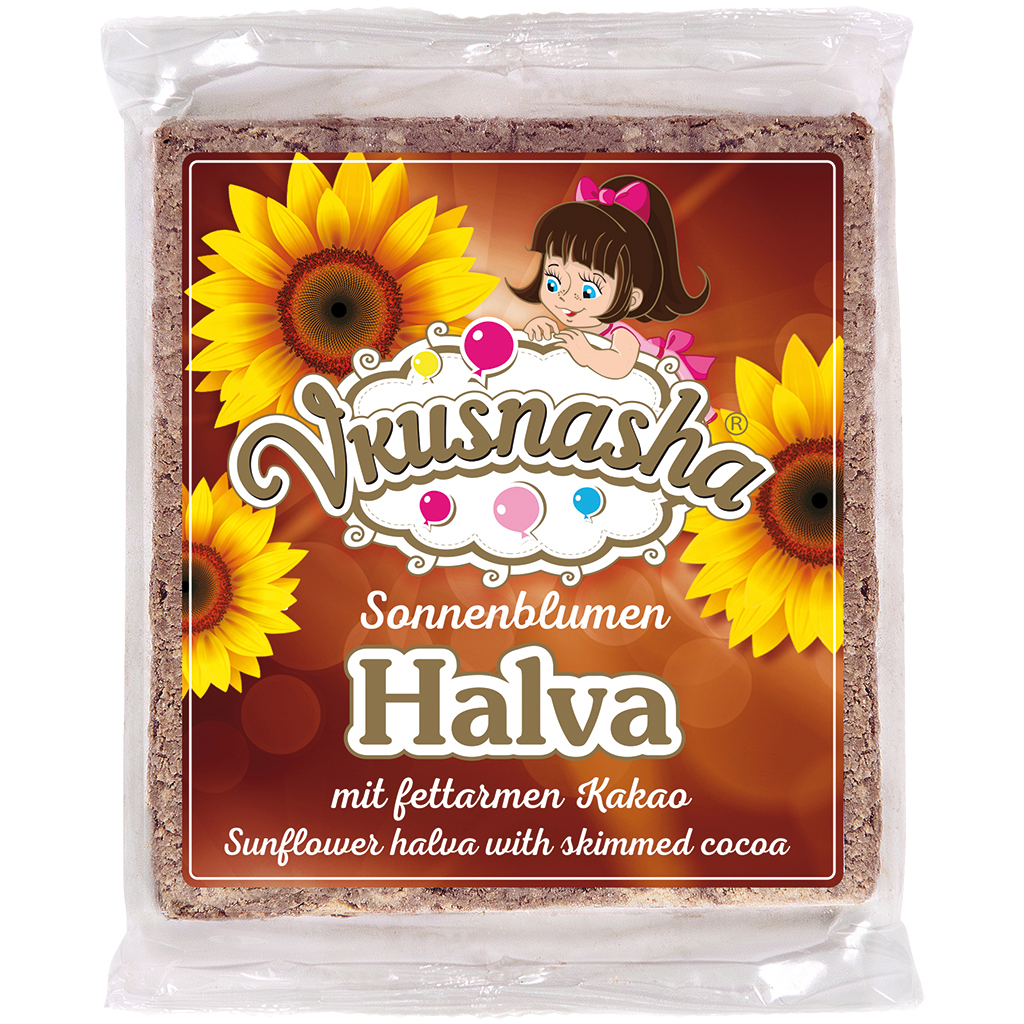 VKUSNASHA - Zonnebloemhalva met vetarme cacao