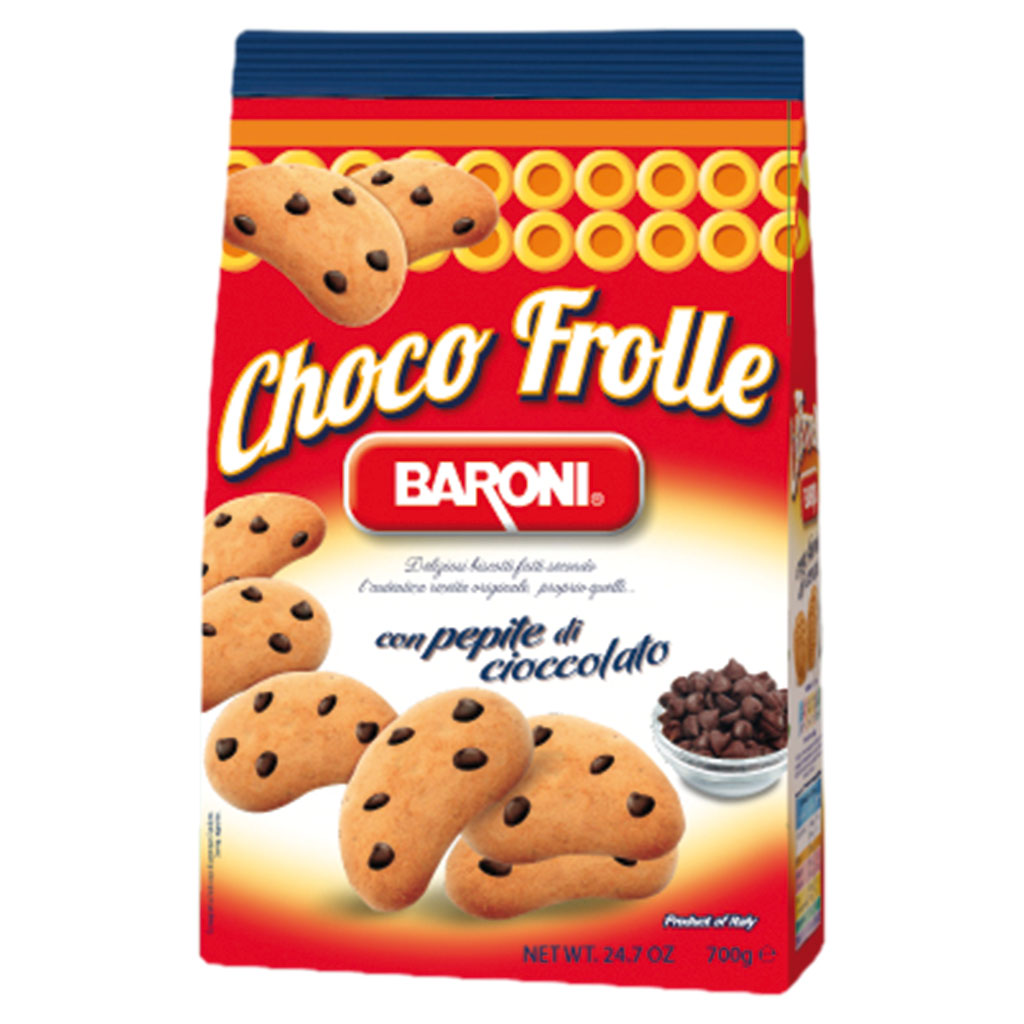 Песочное печенье "Choco Froll" с шоколадной крошкой