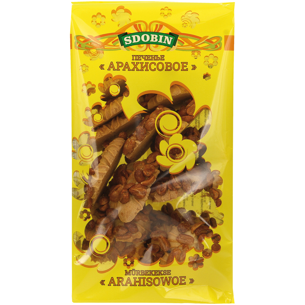 Песочное печенье "Arahisowoe" с арахисом