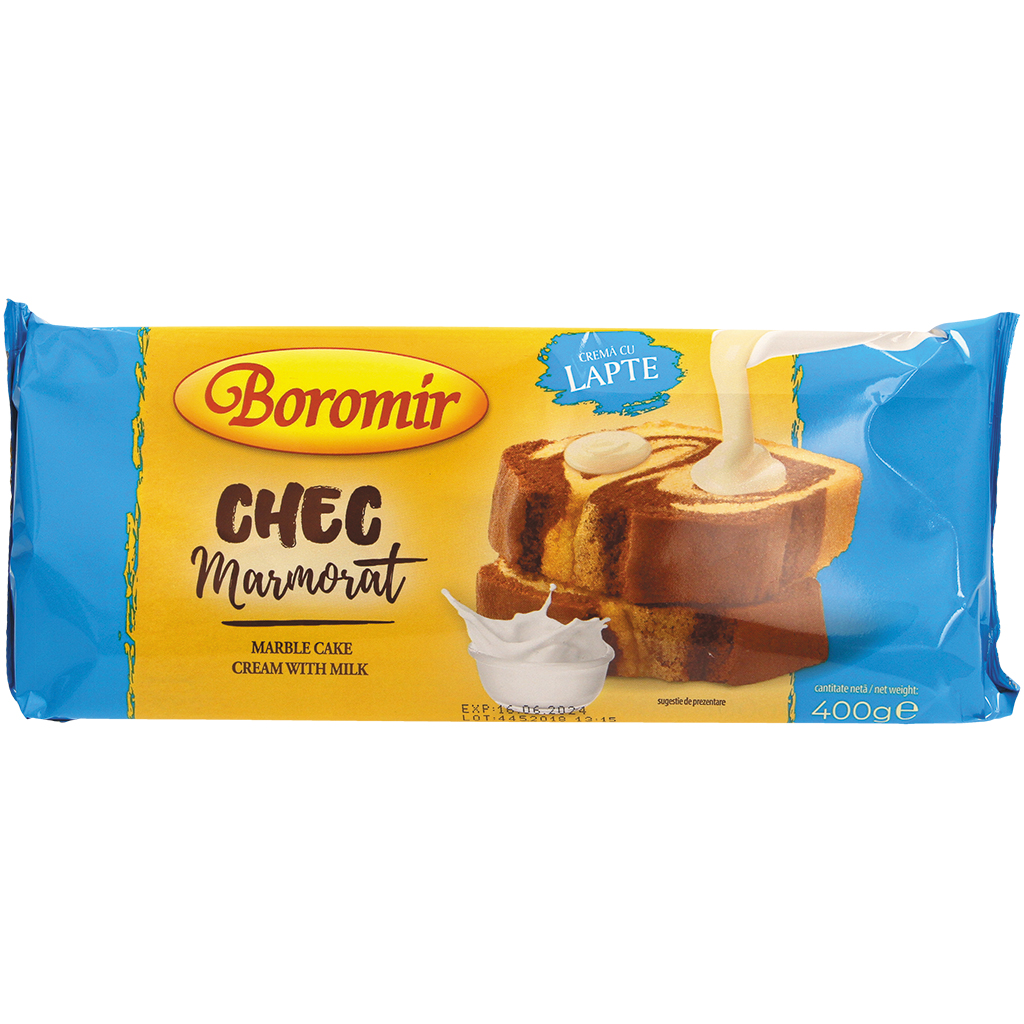 "Chec marmorat lapte" – Мраморный кекс с 15% ароматизированн