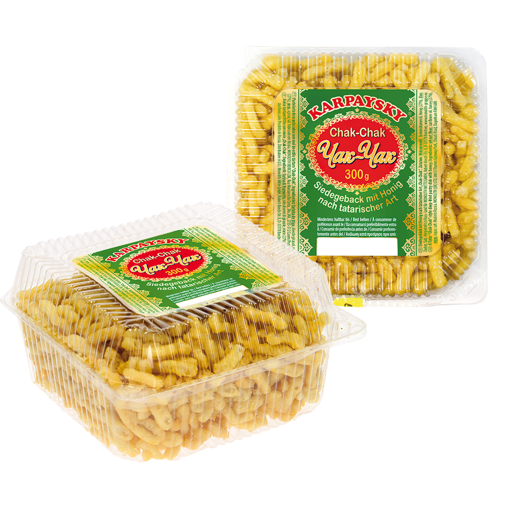 Kookgebak met honing volgens Tataarse stijl "Chak-Chak"