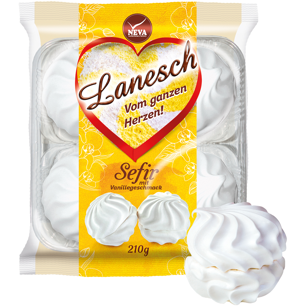 Schuimsuiker "Lanesch" met vanillesmaak