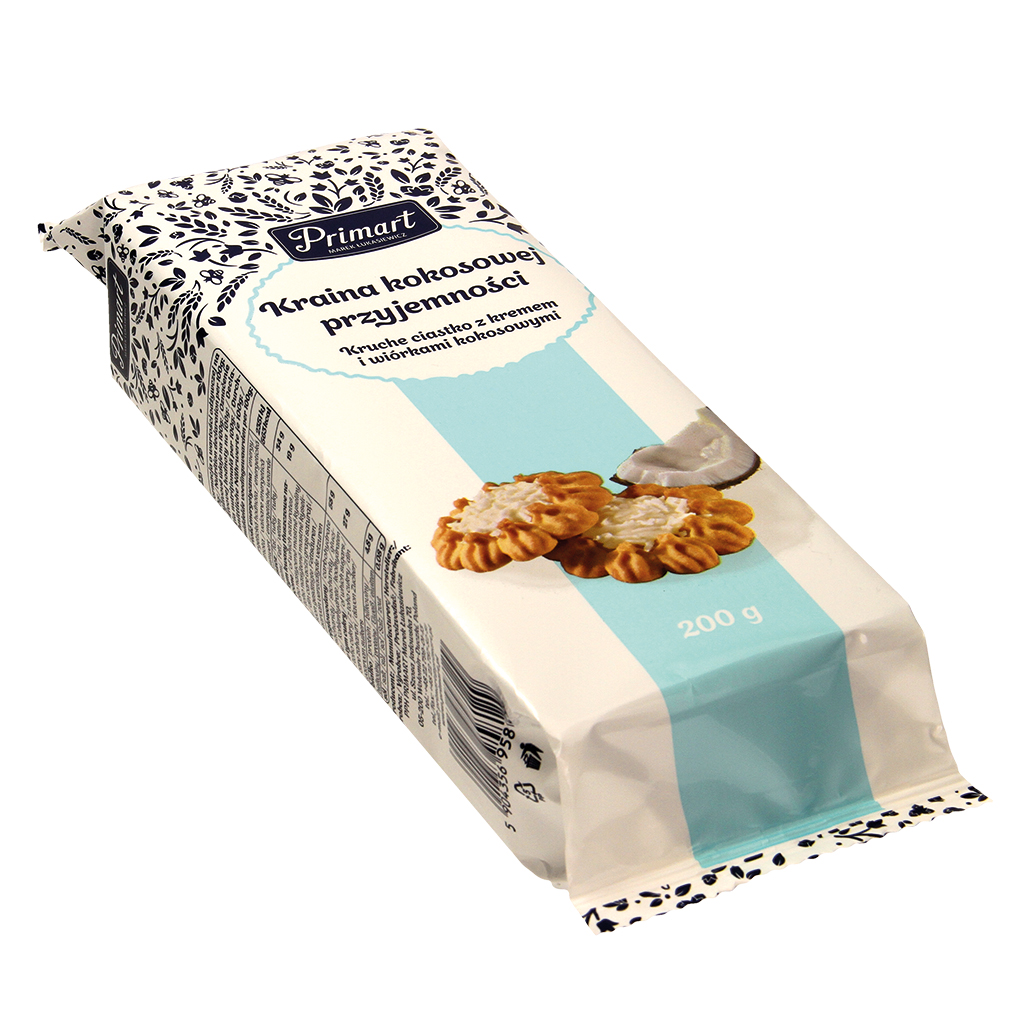 Песочное печенье с кокосовым кремом