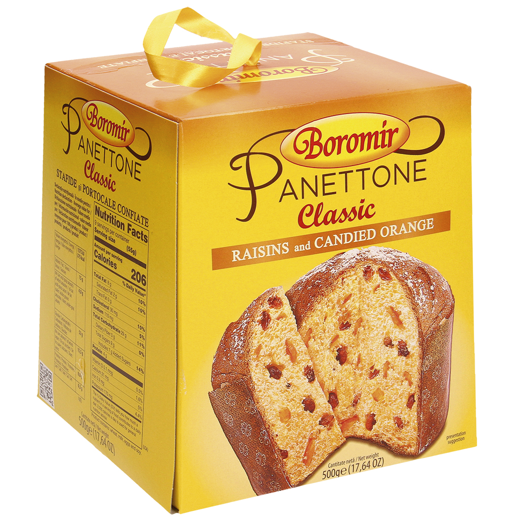 "Panettone met rozijnen en geconfijte sinaasappel" zuurdesem