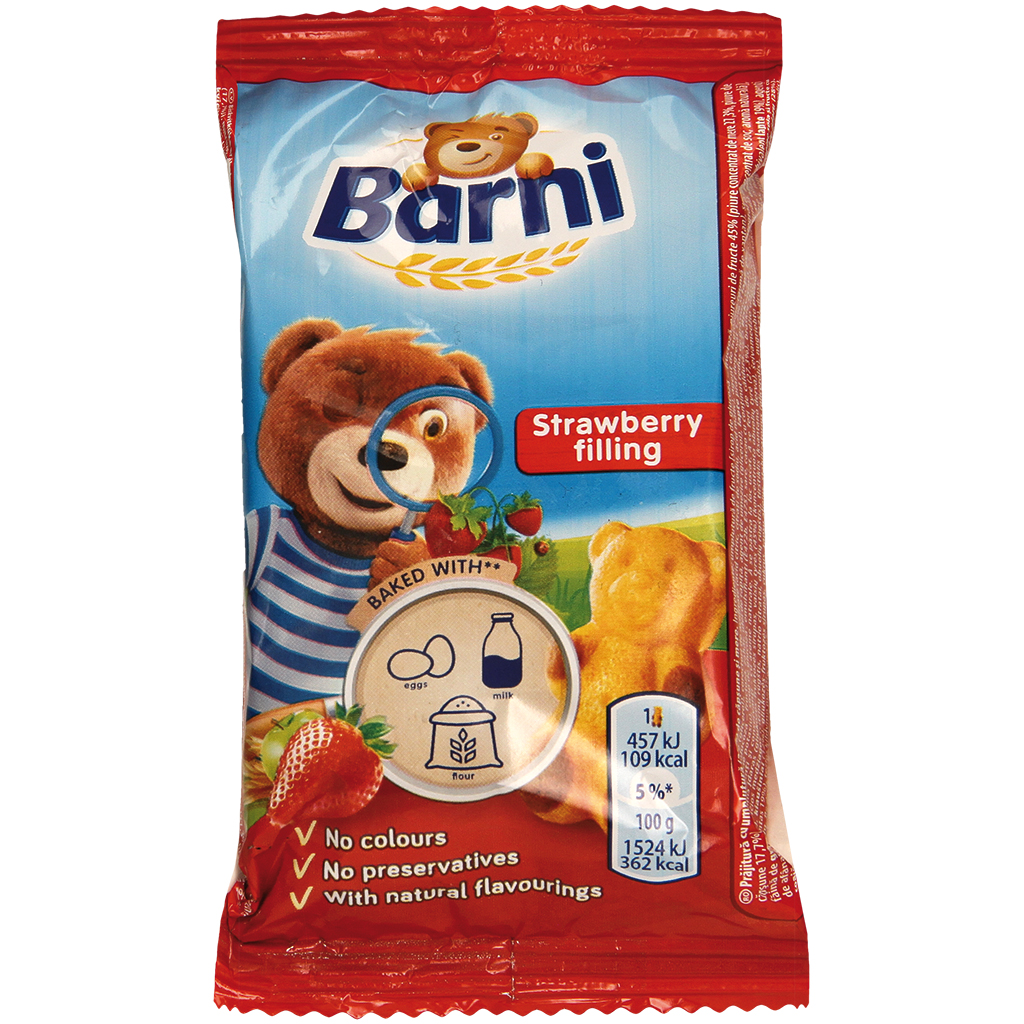 Taart met aardbei- en appelvulling (28%)