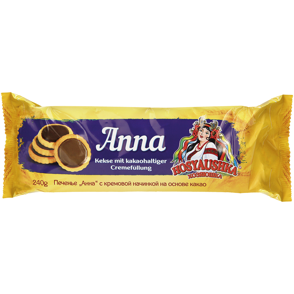 Печенье "Анна" с кремовой начинкой на основе какао