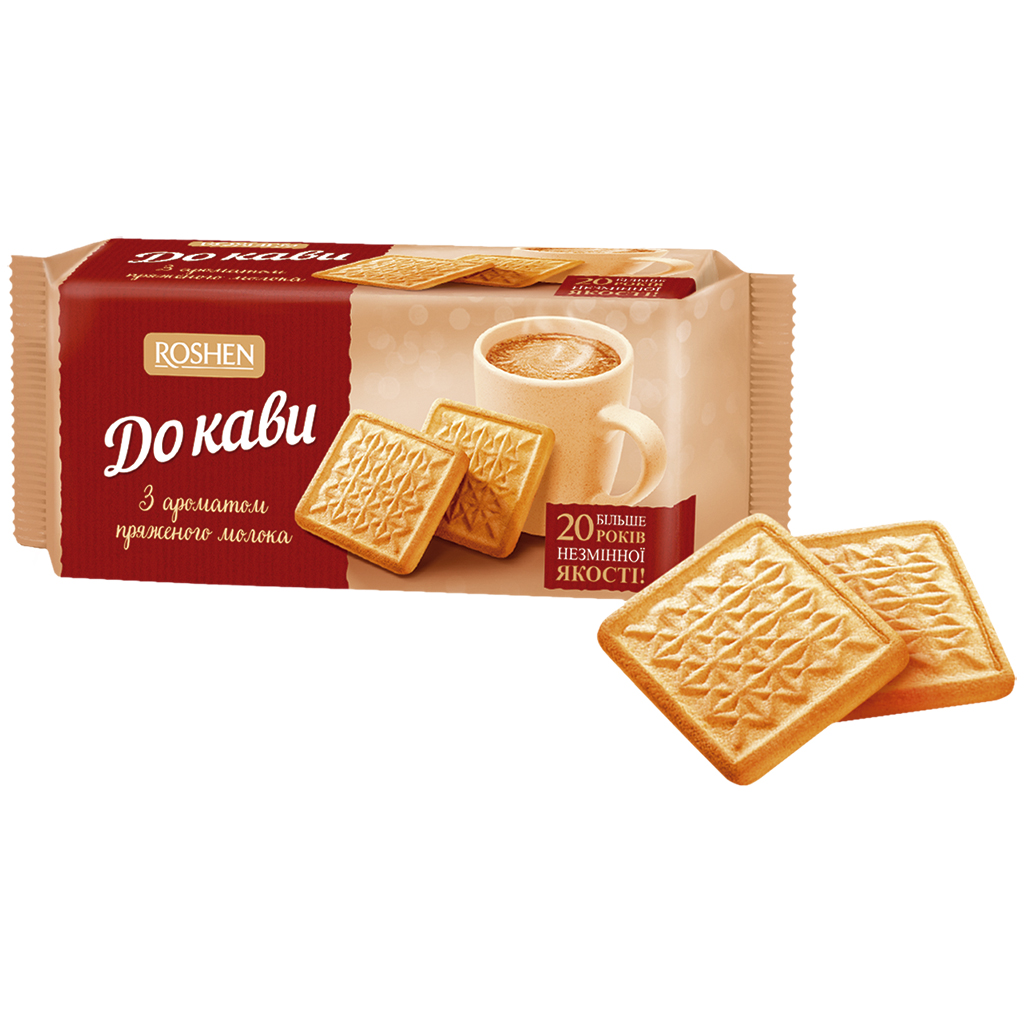 "K Kofe" koekjes met melk-smaak.