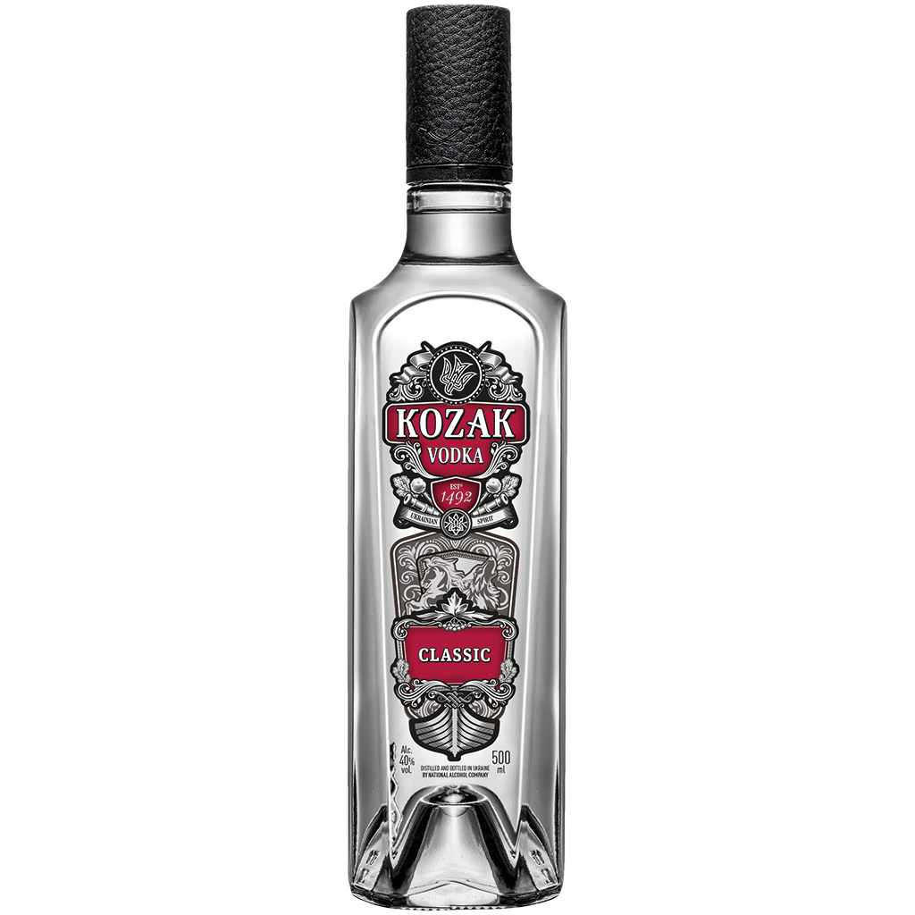 Водка "Козак" 40% алк.