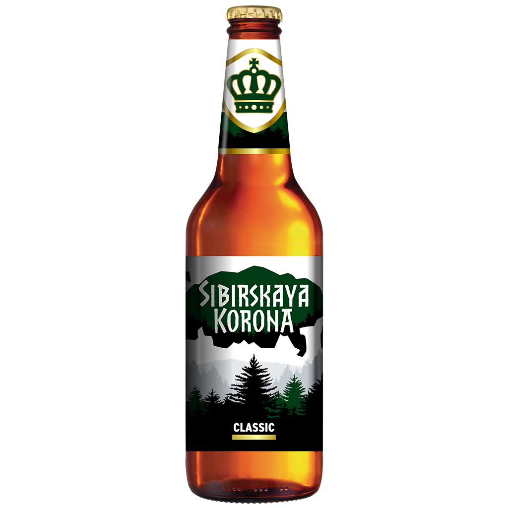 Пиво светлое "Сибирская Корона", классическое 5,3% алк.