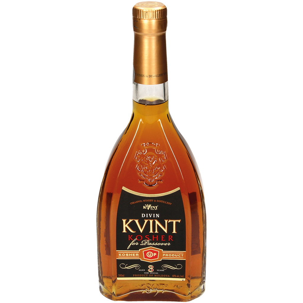 Cognac (Brandy) "Kvint" / 3 jaar koosjer, 40% vol.