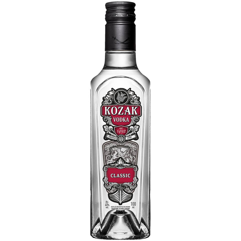 Водка "Козак" 40% алк.
