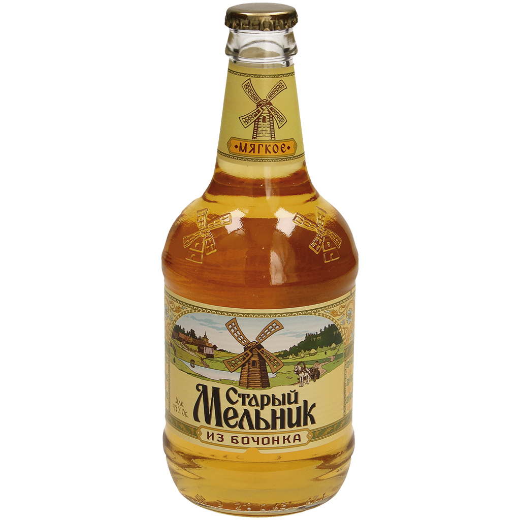 Пиво "Старый мельник" бочковое, мягкое 4,3% алк.