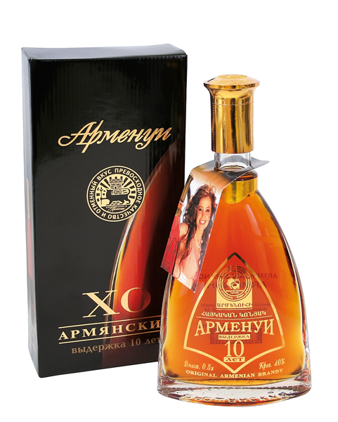 Armeense brandy "Armenuhi" 10 jaar oud 40% vol.