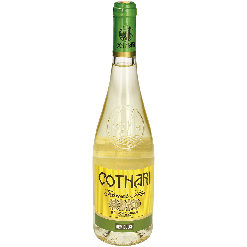 "Feteasca Alba" Вино из Румынии, белое, полусладкое, 12% алк