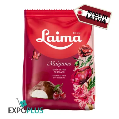 LAIMA MAIGUMS CHERRY ZEPHYR IN CHOCOLATE ( 6X175G)