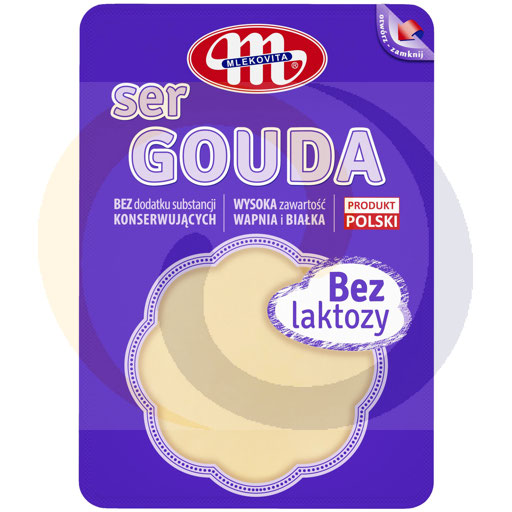 lactosevrije gouda kaas 150g/12stuks mlekovita