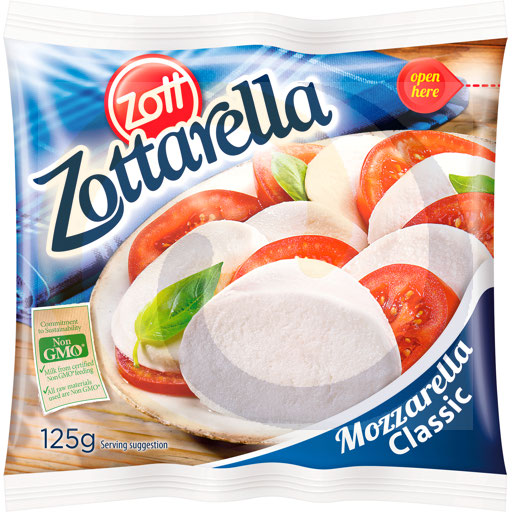 ser mozarella zottarella classic 125g/10szt zott