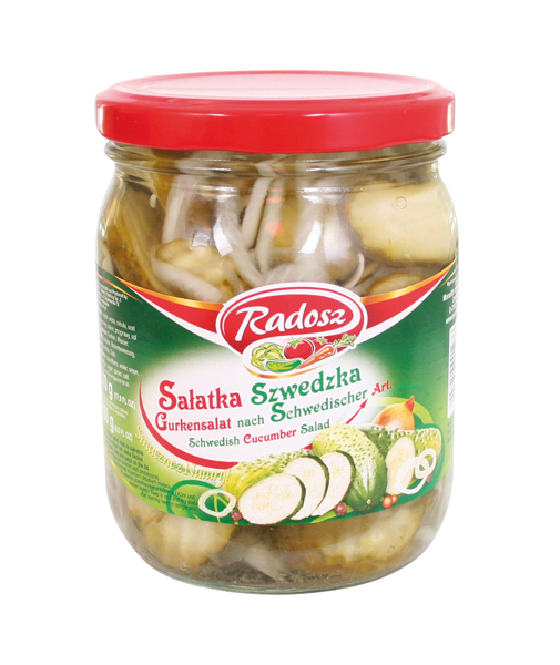 Komkommersalade op Zweedse wijze "Salatka Szwedzka"