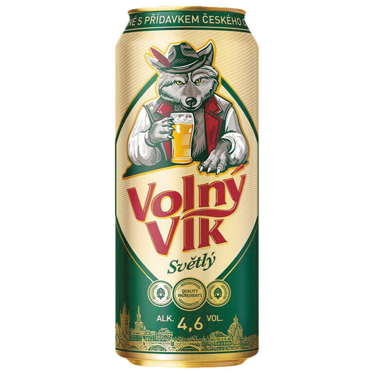 VOLNY VILK Licht tapbier, 4,6% vol.