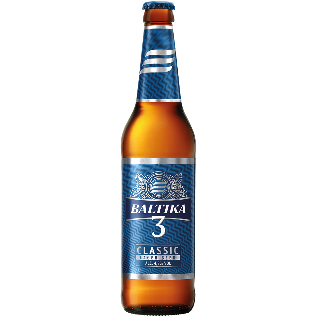 Bier "Baltika Nr.3", 4,8% vol.