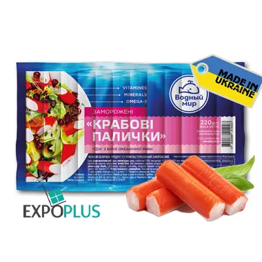 VODNYI SVIT CRAB STICKS SURIMI (30X220G)