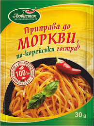 Lubystok pittige Koreaanse wortels