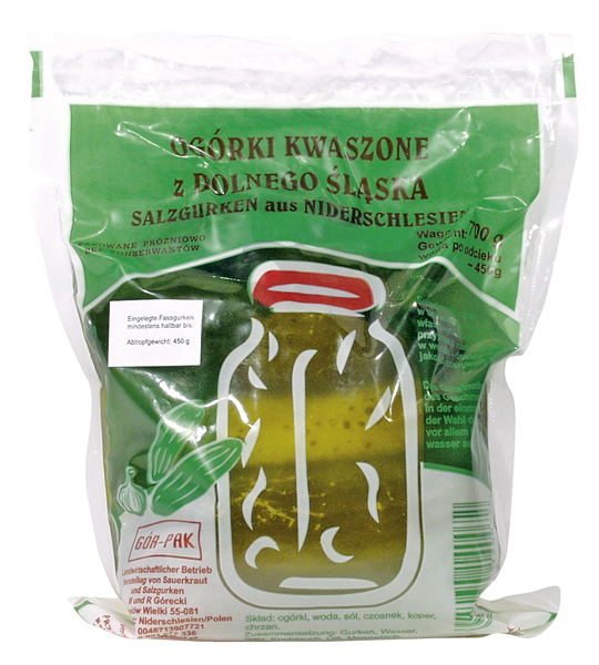 Квашеные бочковые огурцы из Нижней Силезии.