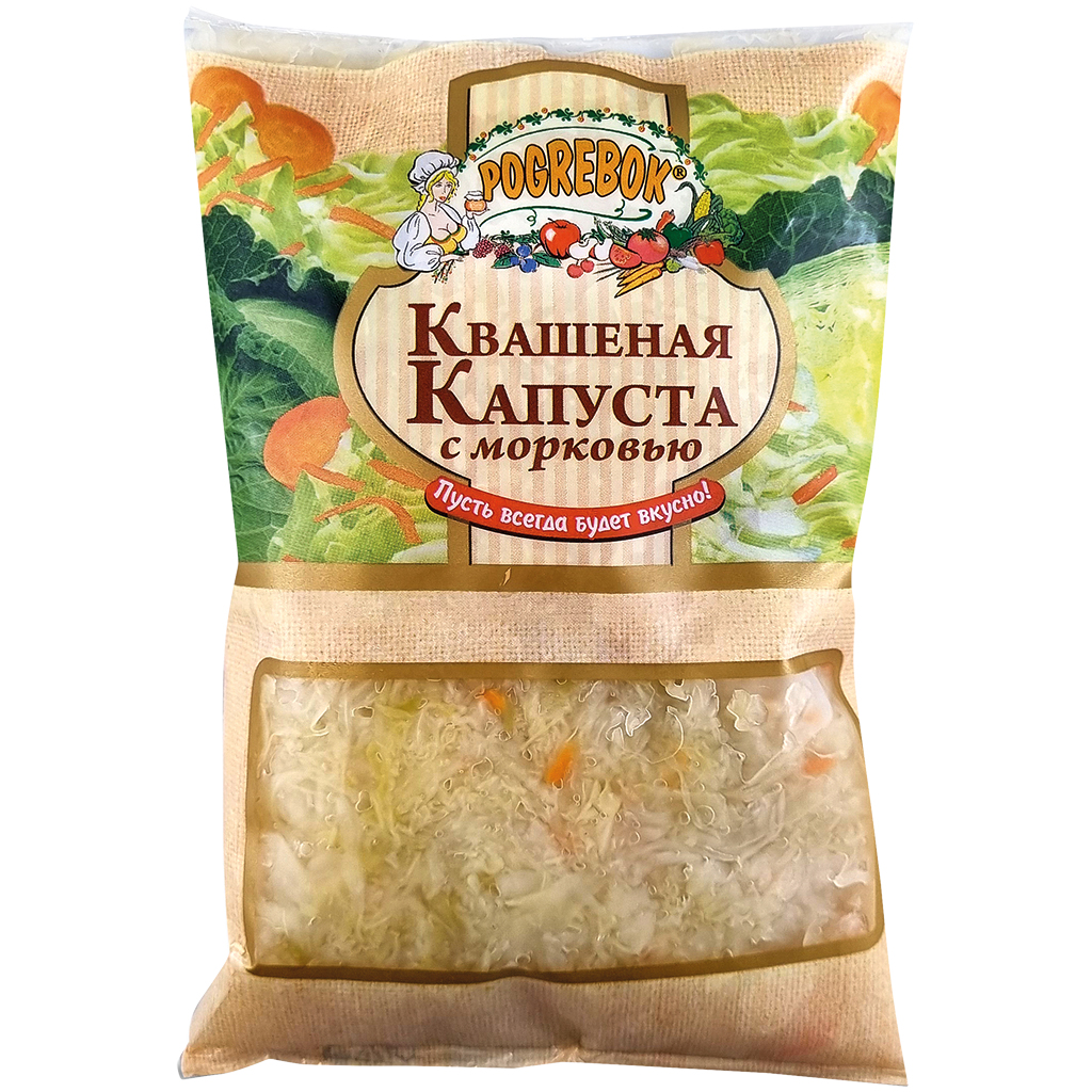 "POGREBOK" Квашеная капуста с морковью